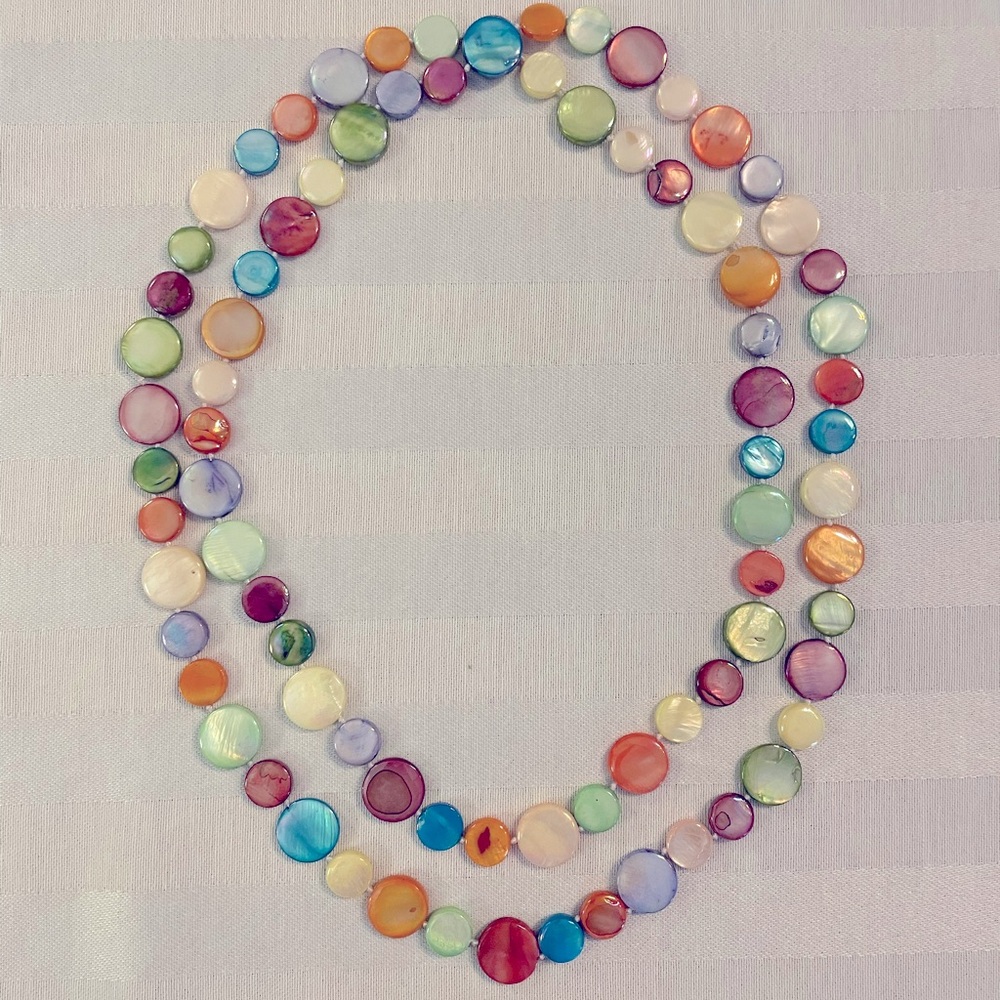 Multicolor Glass Bead Necklace